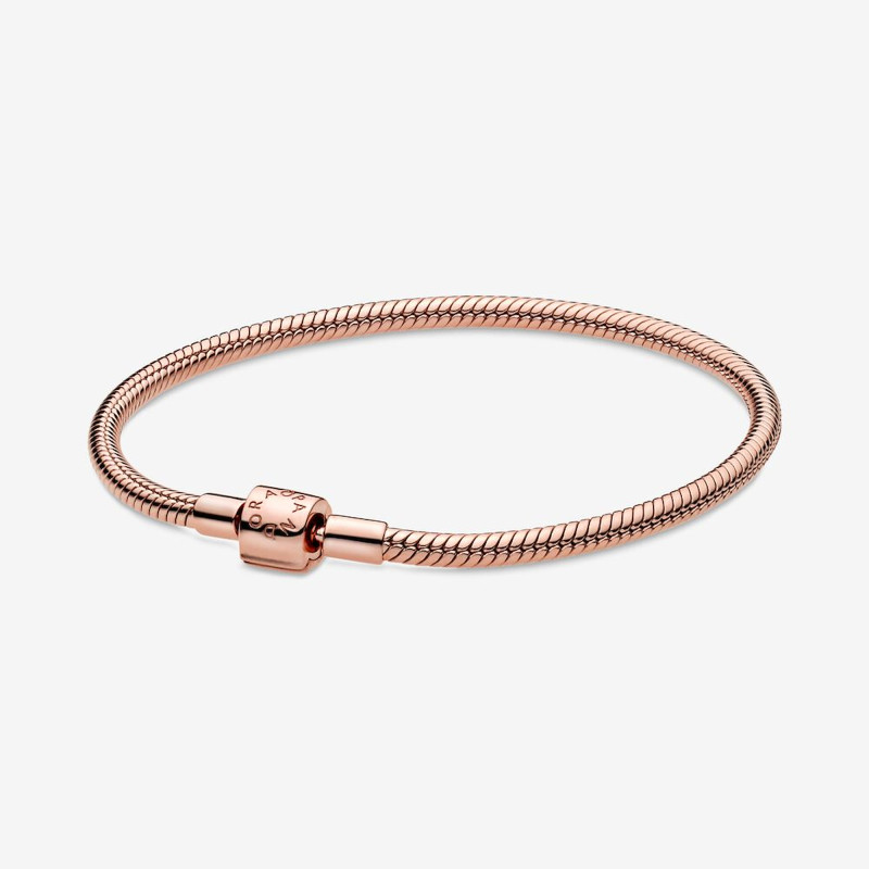 Pandora Bracciale Pandora Moments Con Maglia Snake E Chiusura A Barile Ref. 588781C00-20 - Tomasini Francia