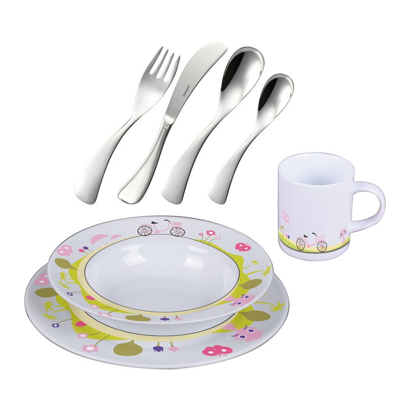 Sambonet Set Pappa Bimbi 7 Pezzi Ref. 59010-65 - Tomasini Francia