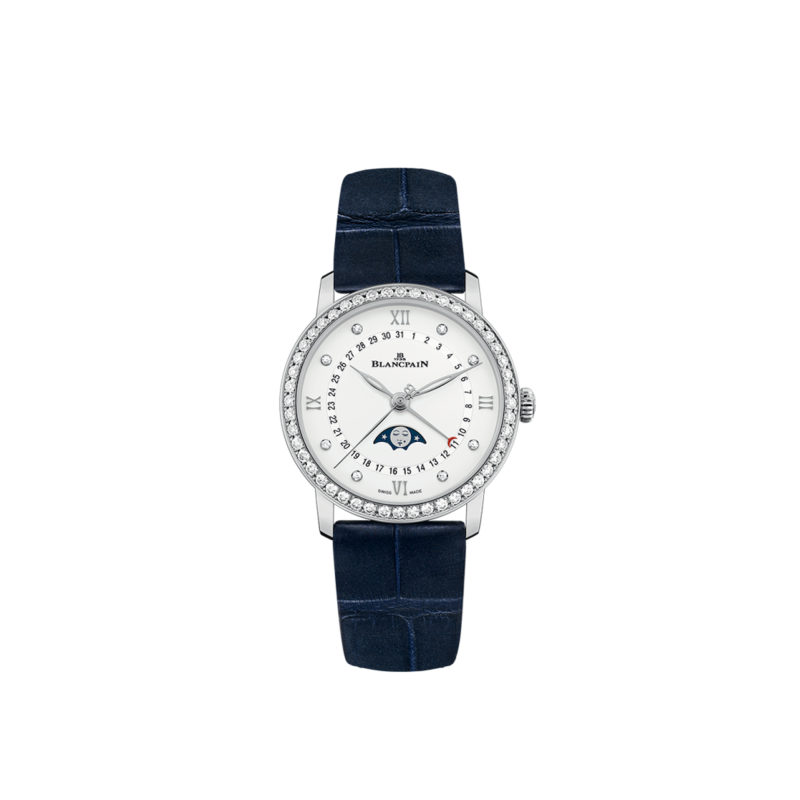 Blancpain Villeret Quantième Phases de Lune Ref. 6126-4628-55B - Tomasini Francia