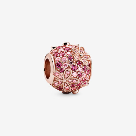 Charm Margherita Con Pavé Rosa Ref. 788797C01 - Tomasini Francia