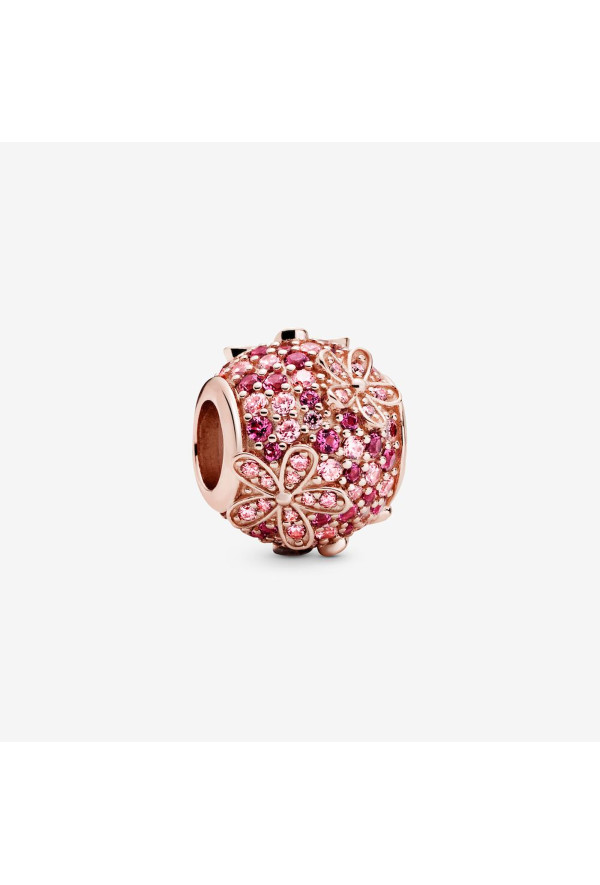 Charm Margherita Con Pavé Rosa Ref. 788797C01 - Tomasini Francia