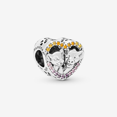 Disney, Charm Cuore Scintillante Di Simba E Nala Ref. 798044NPRMX - Tomasini Francia