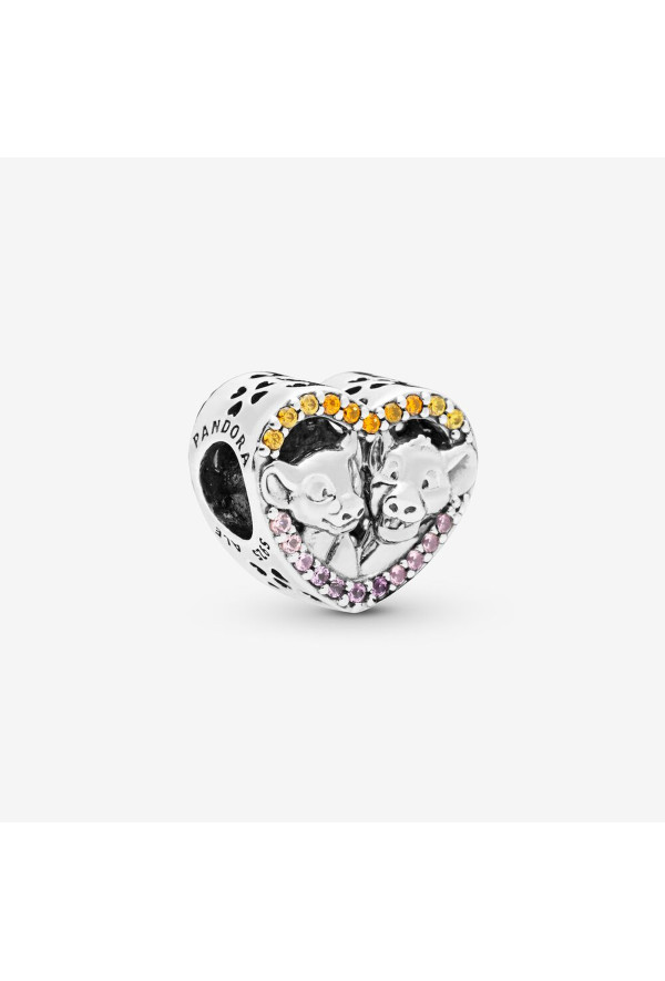 Disney, Charm Cuore Scintillante Di Simba E Nala Ref. 798044NPRMX - Tomasini Francia