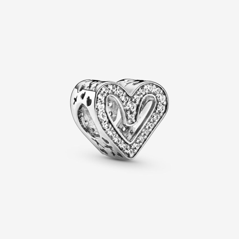 Charm Con Cuore Scintillante Ref. 798692C01 - Tomasini Francia