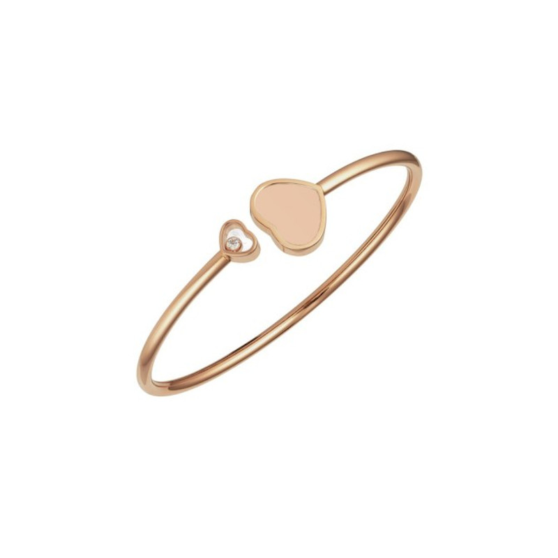 Chopard Happy Hearts Bracciale Smalto Rosa 857482-5603 Ref. 857482-5603 - Tomasini Francia