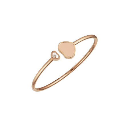 Chopard Happy Hearts Bracciale Smalto Rosa 857482-5603 Ref. 857482-5603 - Tomasini Francia