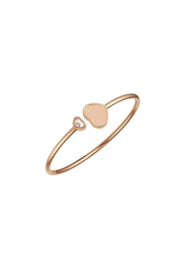 Chopard Happy Hearts Bracciale Smalto Rosa 857482-5603 Ref. 857482-5603 - Tomasini Francia