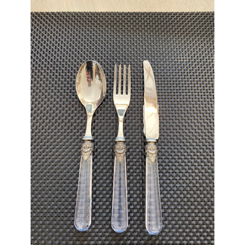 Blanc Mariclò Set Posate Vintage 6 Posti Tavola Ref. A0005399TR - Tomasini Francia