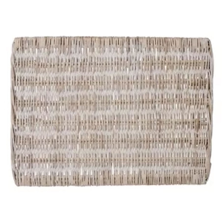 Blanc Mariclò Set Americano In Rattan Ref. A21014 - Tomasini Francia
