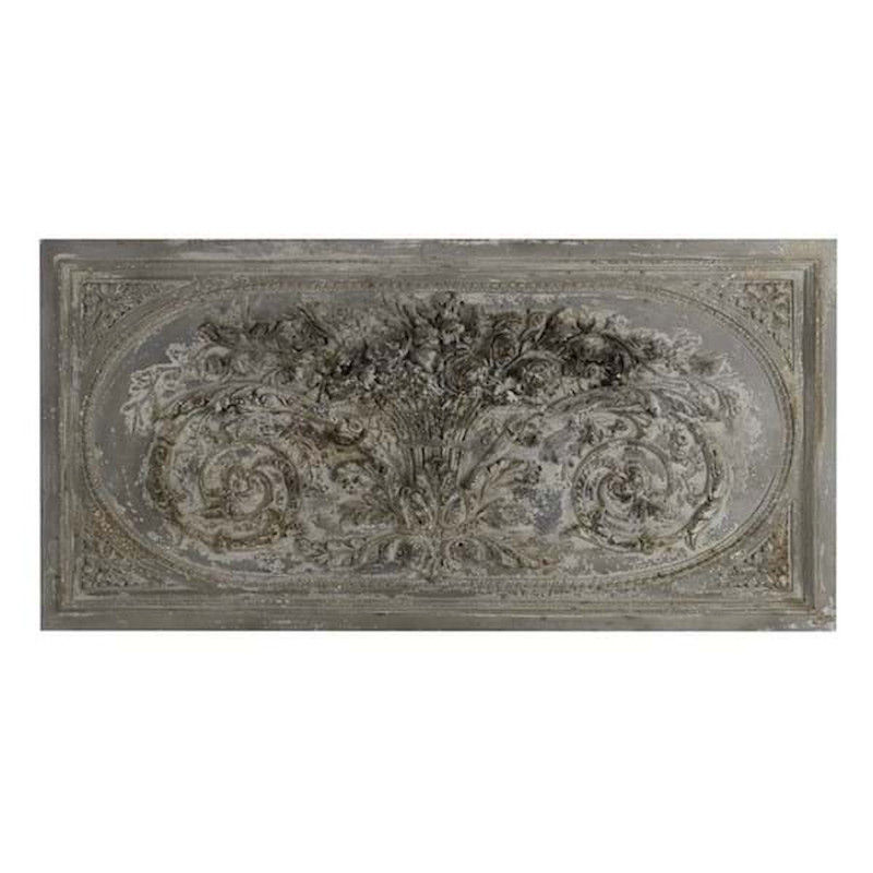 Decorazione Muraria Balnc Mariclò In Legno E Resina Ref. A22173 - Tomasini Francia