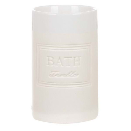 Barattolo Spazzolini In Ceramica Blanc Mariclò Ref. A22648 - Tomasini Francia