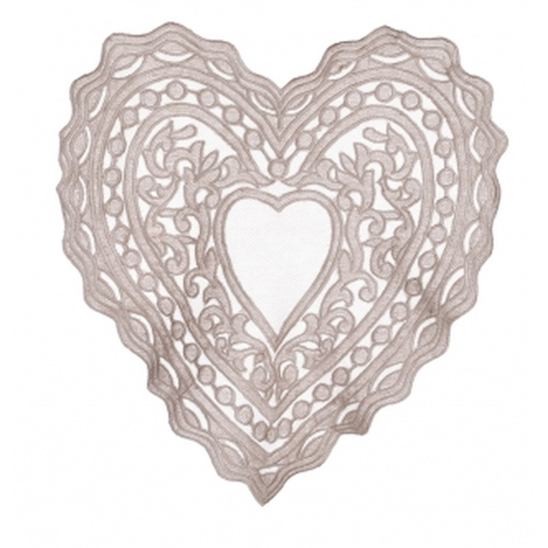 Tovaglietta A Cuore Blanc Mariclò Ref. A2443199CI - Tomasini Francia