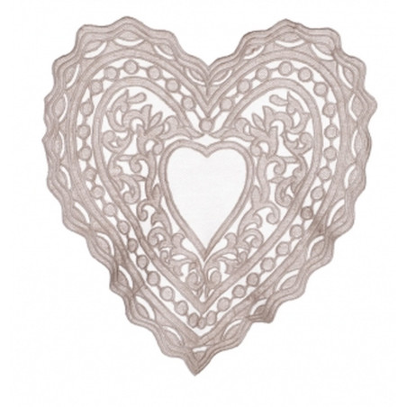 Tovaglietta A Cuore Blanc Mariclò Ref. A2443199CI - Tomasini Francia