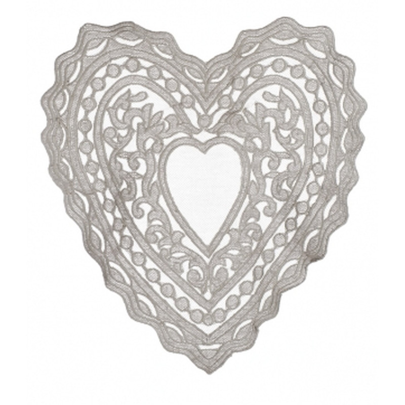 Tovaglietta A Cuore Blanc Mariclò Ref. A2443199GR - Tomasini Francia