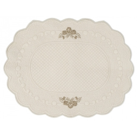 Tappeto Trapuntato Beige Blanc Mariclò Ref. A2498399BG - Tomasini Francia