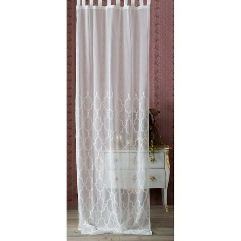 Blanc Mariclò Tenda Con Passanti Ref. A25499 - Tomasini Francia