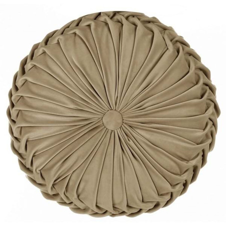 Blanc Mariclò Cuscino In Velluto Beige Ref. A2608899BG - Tomasini Francia