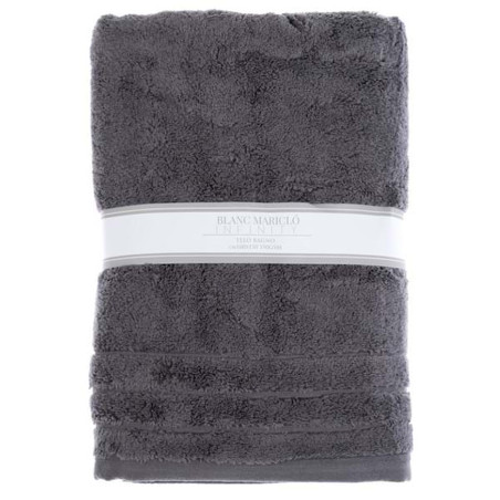Blanc Mariclò Telo Bagno Grigio Scuro Ref. A2648399DG - Tomasini Francia