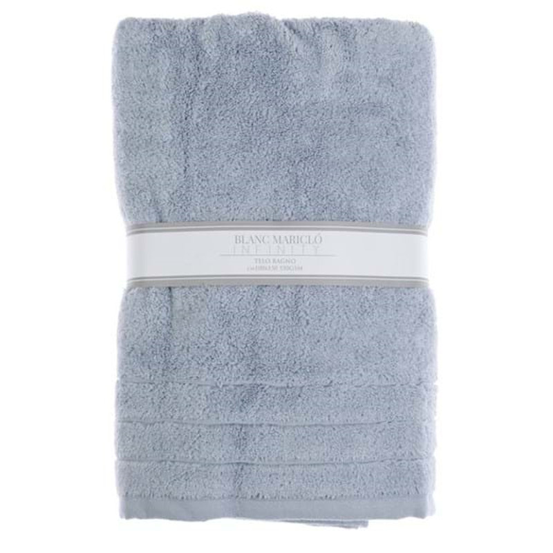 Blanc Mariclò Telo Bagno Azzurro Ref. A2648399LB - Tomasini Francia