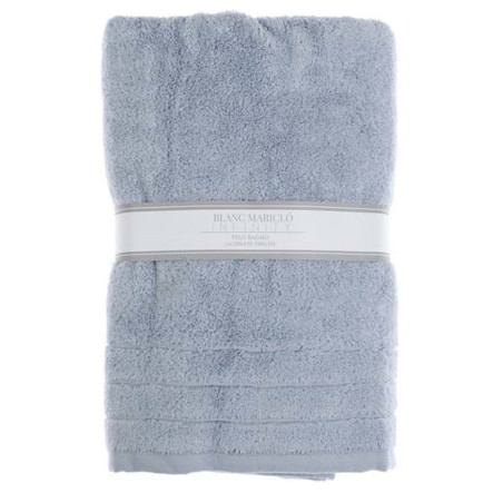 Blanc Mariclò Telo Bagno Azzurro Ref. A2648399LB - Tomasini Francia