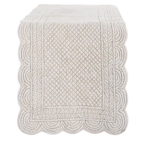 Blanc Mariclò Runner In Velluto Avorio Ref. A2803299AV - Tomasini Francia