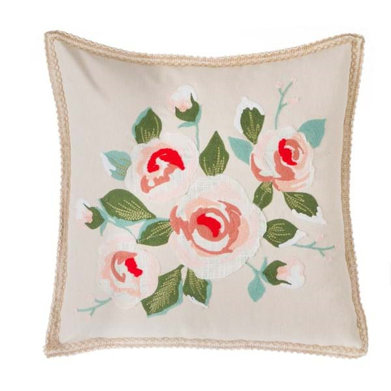 Blanc Maricò Cuscino Rose Ref. A28549 - Tomasini Francia