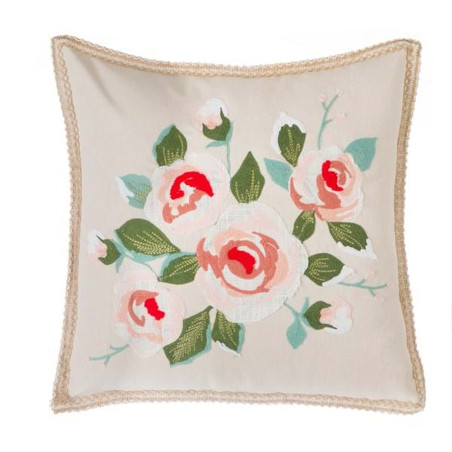 Blanc Maricò Cuscino Rose Ref. A28549 - Tomasini Francia