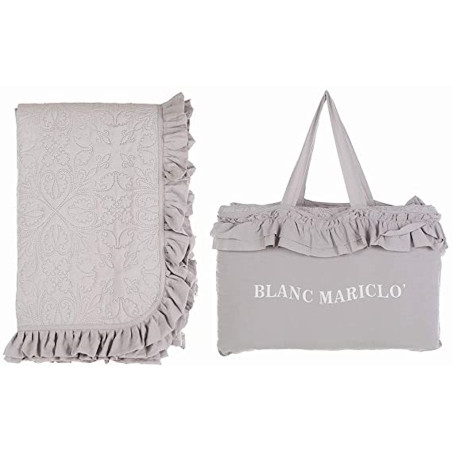 Blanc Mariclò Boutis Singola Grigia Ref. A2858199BG - Tomasini Francia