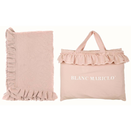 Blanc Mariclò Boutis Singola Rosa Ref. A2858199RO - Tomasini Francia