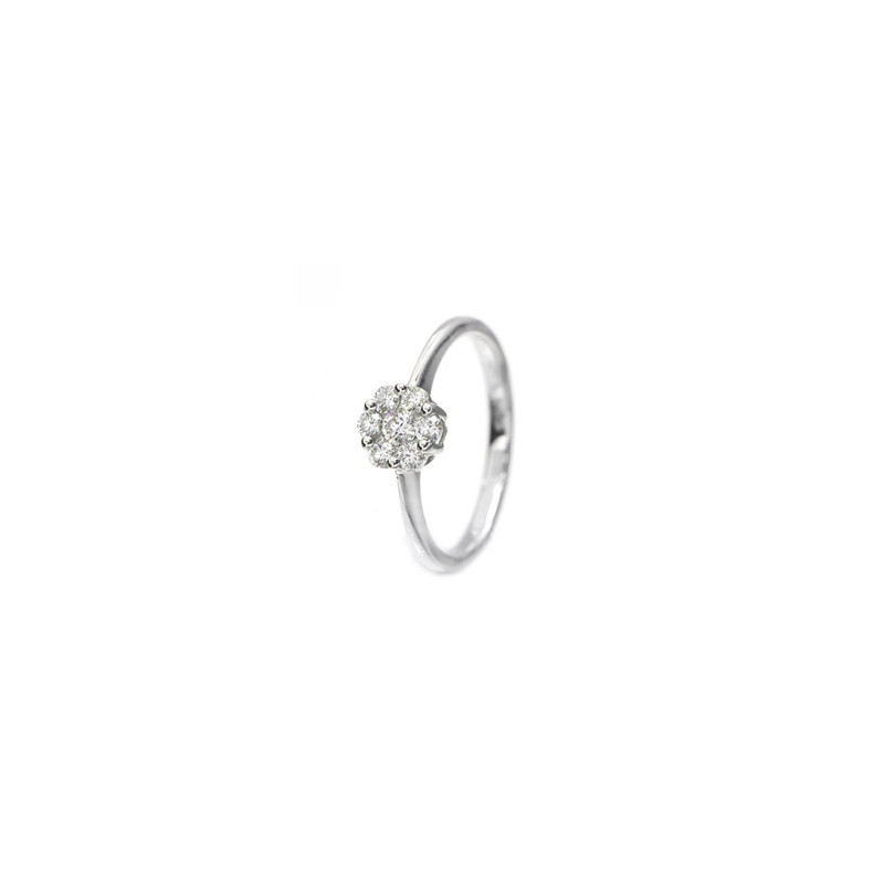 Giorgio Visconti Anello Pavè Di Diamanti 0.23 Kt Ref. ABX12293/0.23/2.90 - Tomasini Francia