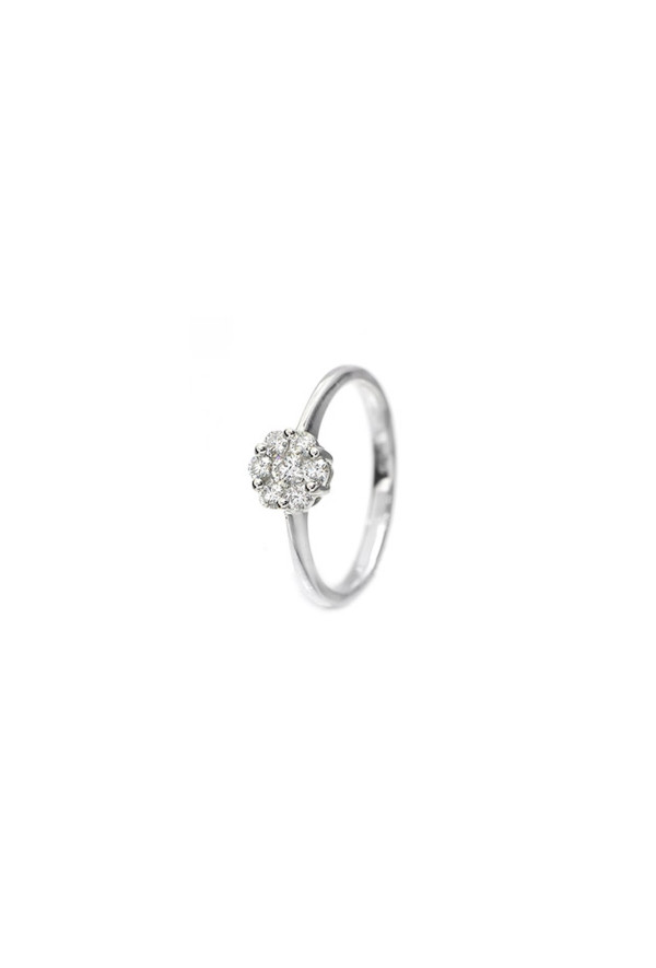 Giorgio Visconti Anello Pavè Di Diamanti 0.39 Kt Ref. BX12293/0.39/2.30 - Tomasini Francia