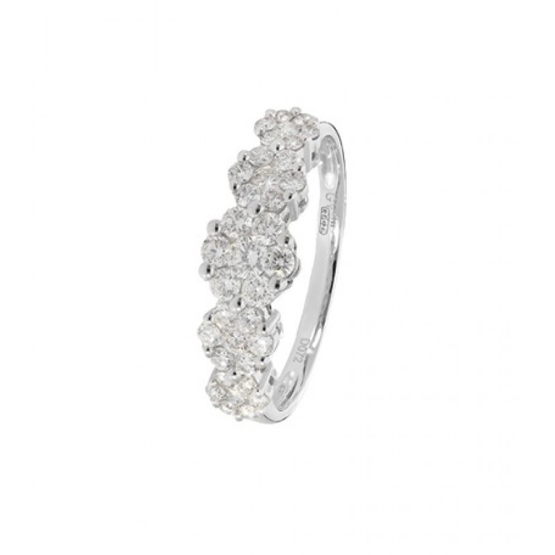 Giorgio Visconti Veretta Pavè Di Diamanti 0.71 Kt Ref. ABX14982/0.71/2.50 - Tomasini Francia