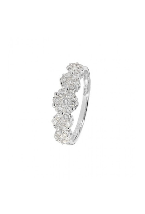 Giorgio Visconti Veretta Pavè Di Diamanti 0.71 Kt Ref. ABX14982/0.71/2.50 - Tomasini Francia