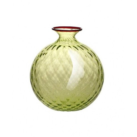 Venini Vaso Monofiore Bamboo Filo Rosso Ref. AR10016BBRV - Tomasini Francia