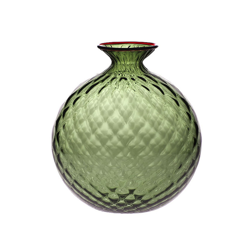 Vaso Venini Monofiore Verde Ref. AR10018V - Tomasini Francia