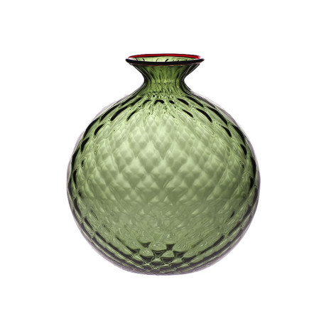 Vaso Venini Monofiore Verde Ref. AR10018V - Tomasini Francia