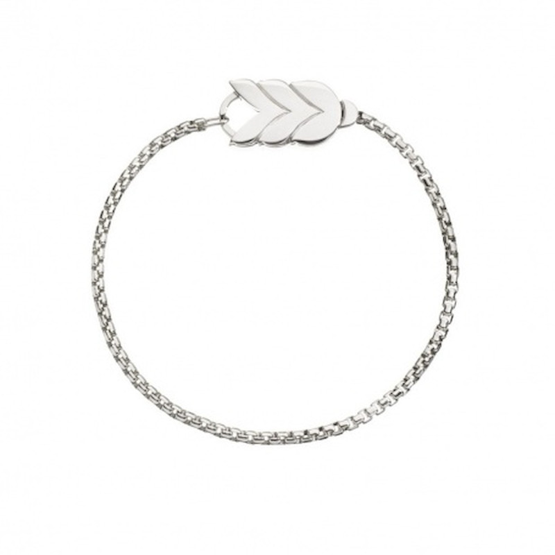 Bracciale Spiga Grande Queriot In Argento Ref. B18ASPG-17.5 - Tomasini Francia