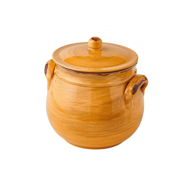 Brandani Legumiera Gialla Terracotta Da Fuoco Ref. 52263 - Tomasini Francia