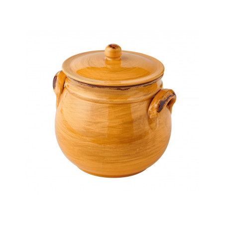 Brandani Legumiera Gialla Terracotta Da Fuoco Ref. 52263 - Tomasini Francia