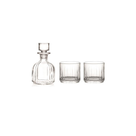 Brandani Fusion Bottiglia E Bicchieri Crystal Glass Ref. 53631 - Tomasini Francia