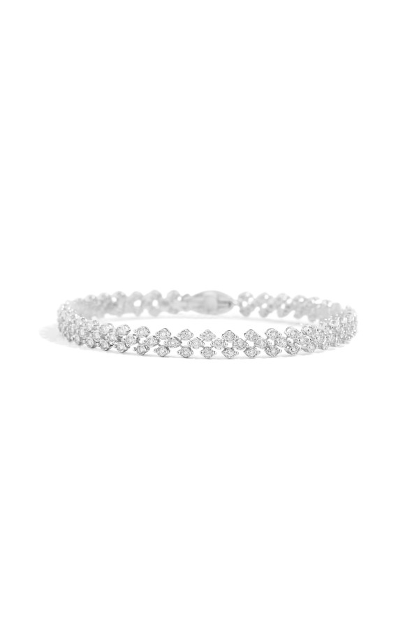 Recarlo Bracciale Faceround Tre File Ref. B66FA015/145-17 - Tomasini Francia