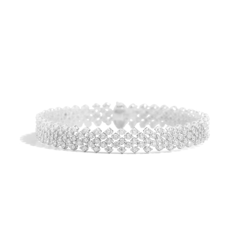 Recarlo Bracciale Faceround Cinque File
