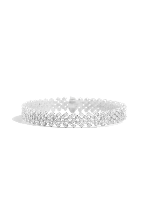 Recarlo Bracciale Faceround Cinque File Ref. B66FA016/245-17 - Tomasini Francia