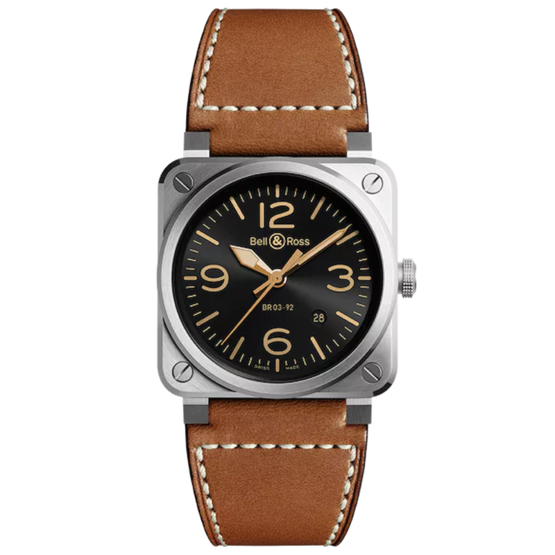 Bell & Ross BR-03 Golden Heritage Ref. BR0392-GH-ST/SCA - Tomasini Francia
