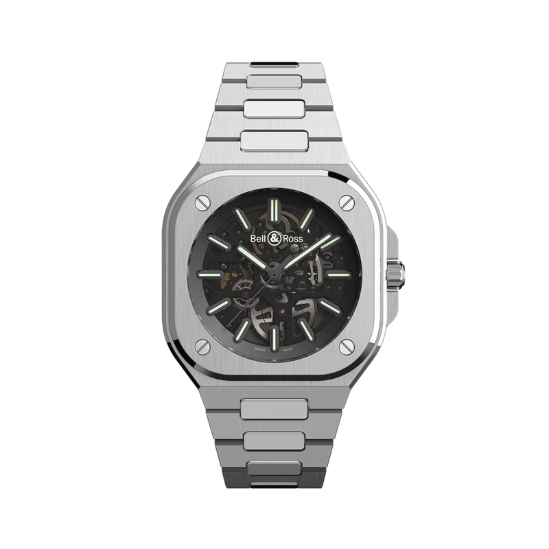 Bell & ross Instruments Br05a-bl-sk-st/sst Ref. BR05A-BL-SK-ST/SST - Tomasini Francia