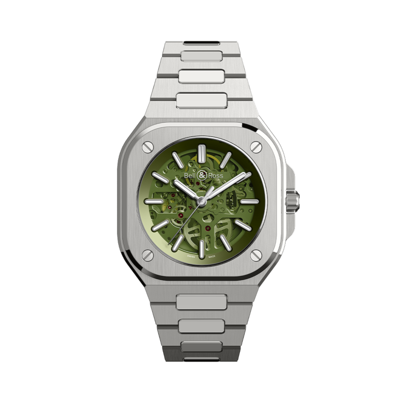 Bell & ross Skeleton Br05a-gn-skst/sst Ref. BR05A-GN-SKST/SST - Tomasini Francia
