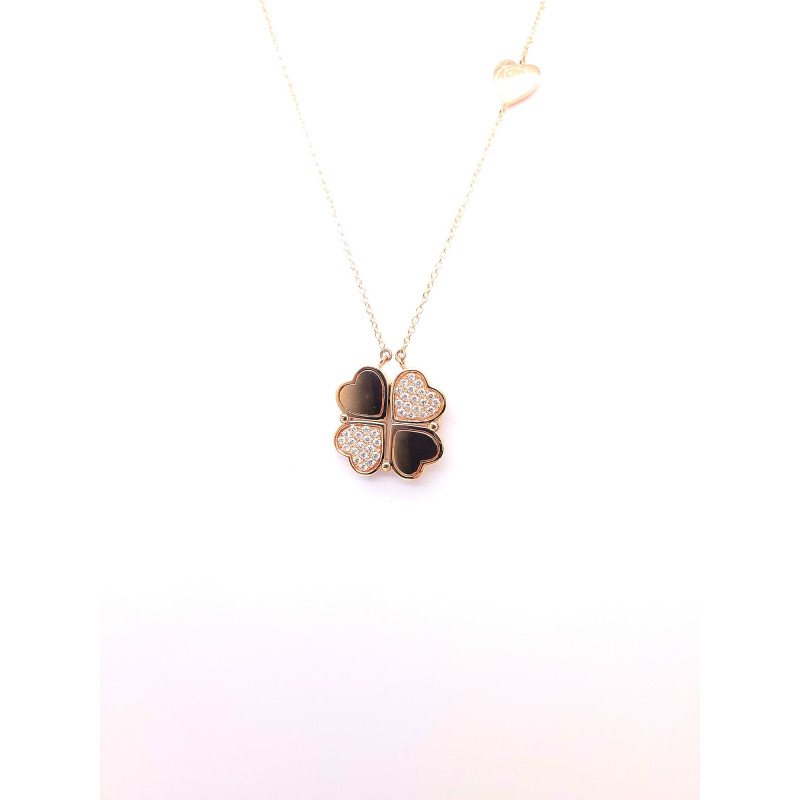 Love & Luck Girocollo Diamanti Bianchi Ref. CDLC08 - Tomasini Francia