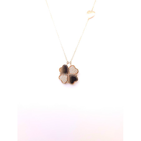 Love & Luck Girocollo Diamanti Bianchi Ref. CDLC08 - Tomasini Francia
