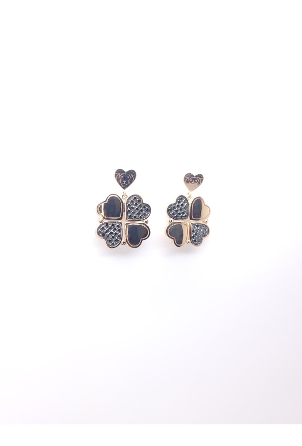 Love & Luck Orecchini Pendenti Diamanti Neri Ref. CDLOR07 - Tomasini Francia