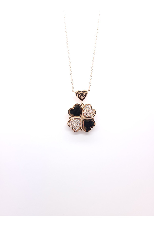 Love & Luck Girocollo Con Pendente Diamanti Bianchi Ref. CDLP07 - Tomasini Francia